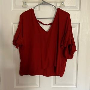 Forever 21 orange shirt